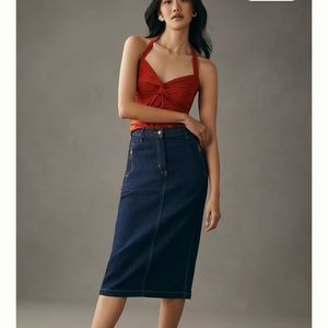 Sunday in Brooklyn Red Halter